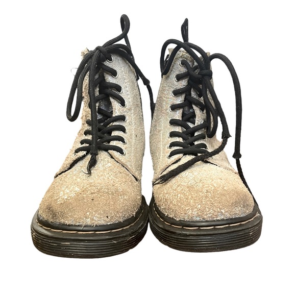 Dr. Martens 1460 Pascal J Metallic Mermaid Print Combat Boots Kids 13 - Picture 4 of 10